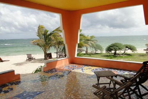 ระเบียง/ชานเรือน, Mayan Beach Garden in มาอาอูอัล