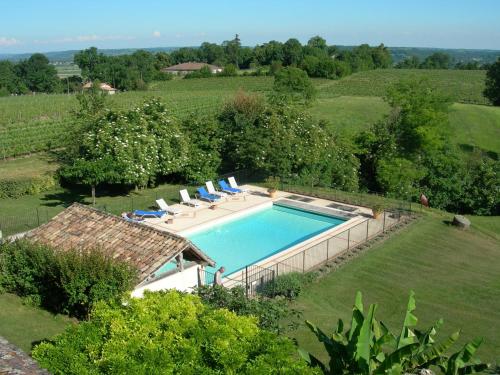 Peldbaseins, Chambres d'Hotes La Bastide des Tremieres in Saint-Antoine-de-Breuilh