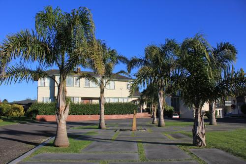 Eingang, Coronation Court Motel in New Plymouth