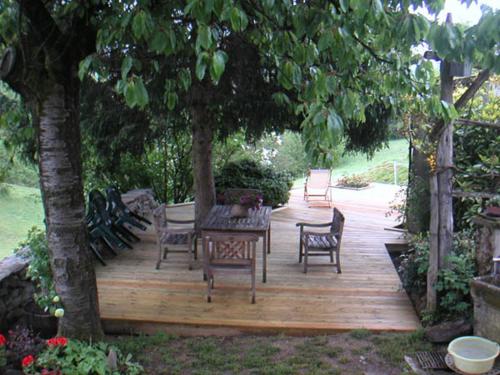 Balkons/terase, Domaine de la Safraniere - Chambre d'hote in Saint-Leger (Rhone-Alpes)