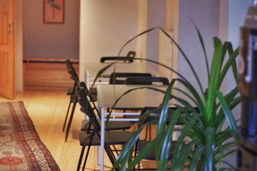 Общ салон/телевизионна зона, Homer Hostel in Прага