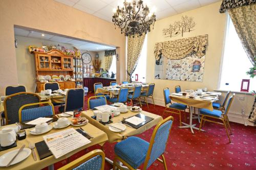 Restaurant, The Derby Hotel in Blackpool