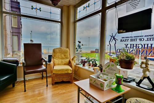 Uitzicht, The Derby Hotel in Blackpool