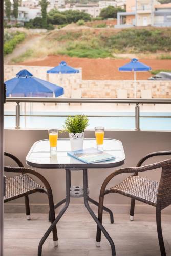 Balcony/terrace, IRINI STALOS Apartments in Nea Kidonia