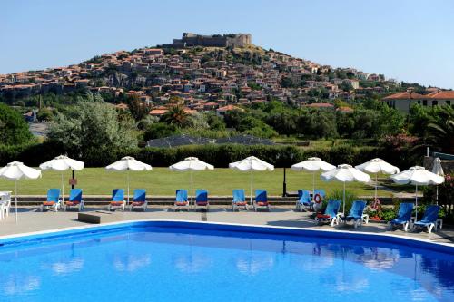 Delfinia Hotel & Bungalows, Mythimna bei Kalloni