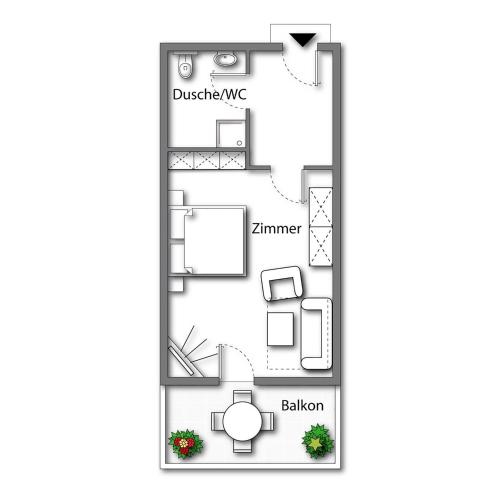 Double Room with Balcony