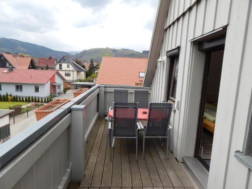 陽台/露台, Gästehaus am Kirschberg (Gastehaus am Kirschberg) in 伊爾森布爾格