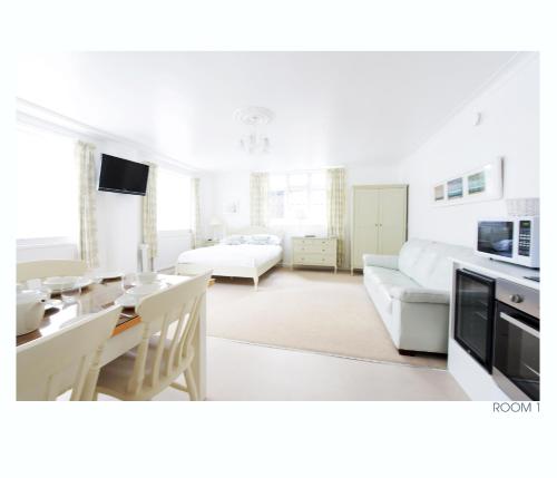 Badkamer, The Old Stables in Minehead