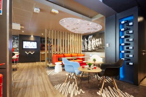 酒吧/休闲厅, 宝度酒店 (Hotel Baudouin) in 华伦西尼斯