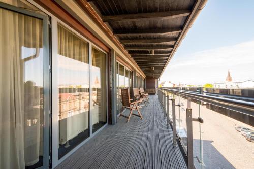 Балкон, Hotel Kolumbs in Лієпая