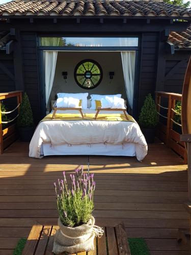 CABANE SPA SAUNA - Accommodation - Ville-sur-Jarnioux