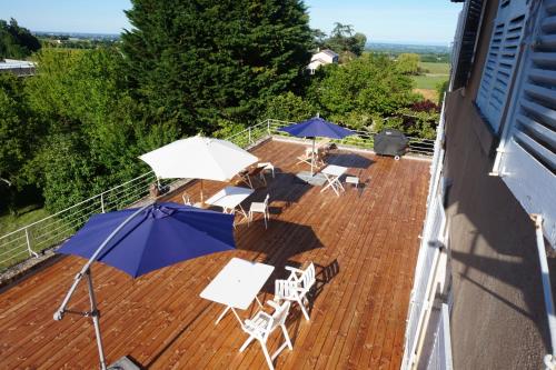 Balkons/terase, Le Montellier in Gleize (Rhone-Alpes)