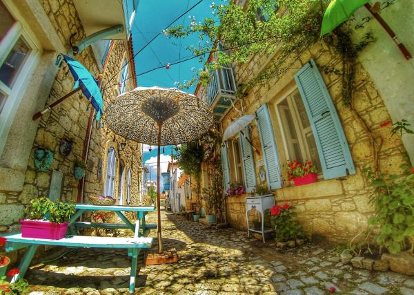 Op de foto is het object Maison d'Azur Alaçatı te zien, gelegen in de stad Alaçatı.