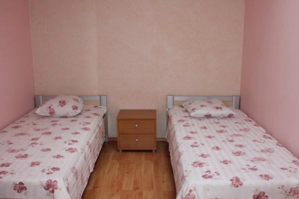 The photo shows the Europe Guesthouse located in the city of Narva.