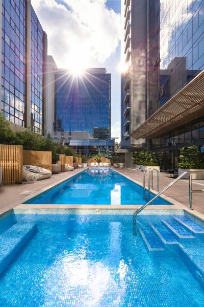 På billedet ses objektet One Global Resorts Parramatta beliggende i byen Parramatta.