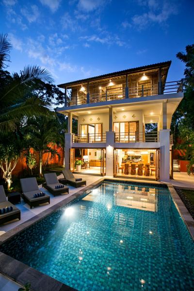 På billedet ses objektet CASA MIMBA - Seaview Private Pool Villa Padangbai beliggende i byen Padangbai.