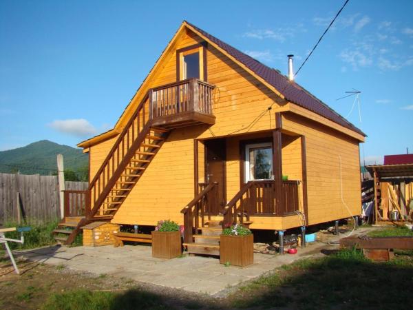 House near lake Baikal