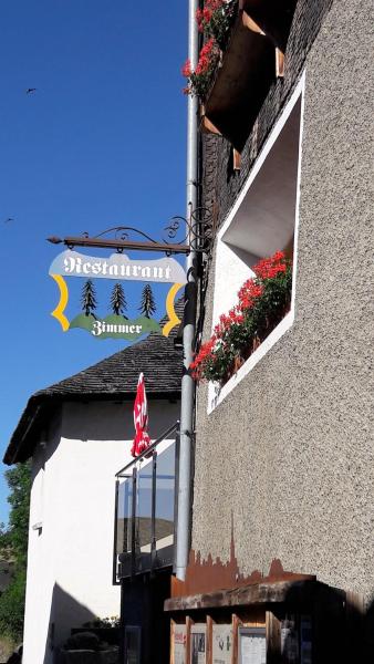 写真にはNiederwald市にあるHotel-Restaurant Drei Tannenが写っています。