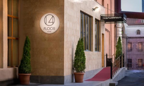 Na zdjęciu widoczny jest obiekt 14 Floor Hotel położony w mieście Erywań.