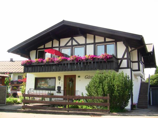 A la foto es mostra l'objecte Gästehaus Gerber situat a la ciutat de Oberstdorf.