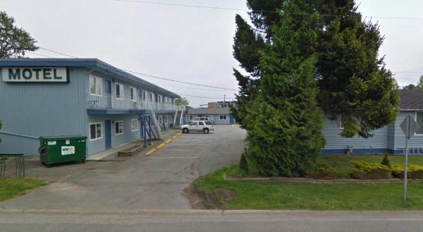 Na fotografii je vidět objekt Beach Grove Motel nacházející se ve městě Tsawwassen.
