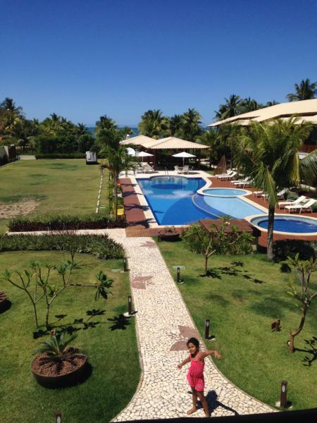 A la foto es mostra l'objecte 3 Suítes, praia e piscina situat a la ciutat de Itacimirim.