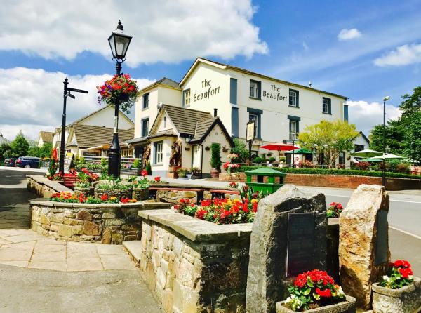 The photo shows the The Beaufort, Raglan located in the city of Bryngwyn.