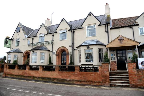 A la foto es mostra l'objecte Unicorn, Gunthorpe by Marston's Inns situat a la ciutat de Hoveringham.