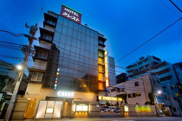 Auf dem Foto ist das Objekt Hotel Crest Kinshicho (Adult Only) in der Stadt Tokio zu sehen.