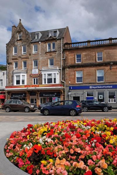 A la foto es mostra l'objecte Kings Arms Holiday Apartments situat a la ciutat de Oban.