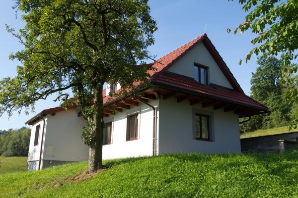 Na fotografii je vidět objekt Chalupa pod Hruškou nacházející se ve městě Střítež.