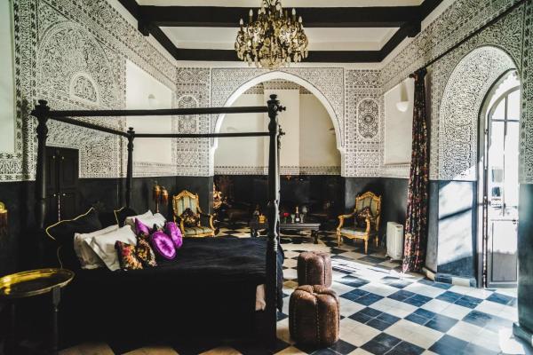 照片显示了位于Marrakech市的Riad Dar Jaguar物件。