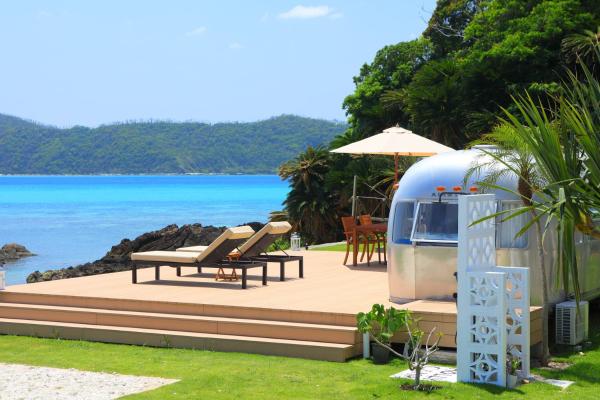 A la foto es mostra l'objecte Holly Camp Airstream Villa Amami situat a la ciutat de Amami.