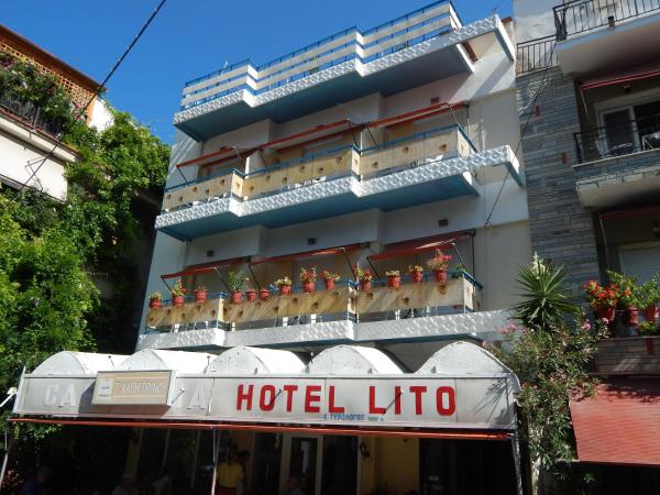 Op de foto is het object Lito Hotel te zien, gelegen in de stad Prinos.