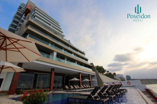På billedet ses objektet Hotel Poseidon beliggende i byen Manta.