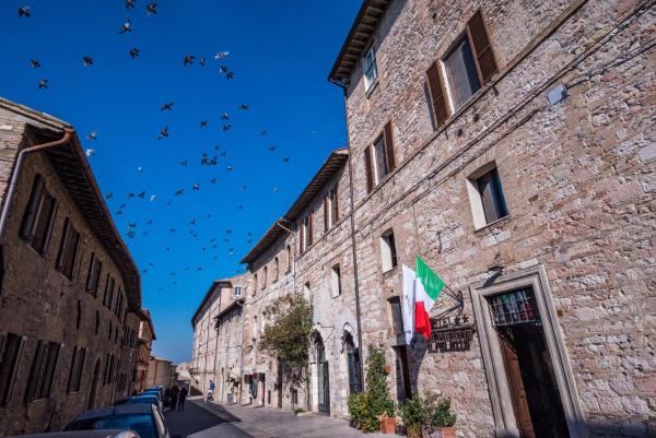 På billedet ses objektet Hotel Il Palazzo beliggende i byen Assisi.