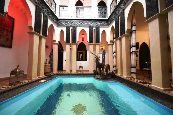 Auf dem Foto ist das Objekt Ryad Laârouss in der Stadt Marrakesch zu sehen.