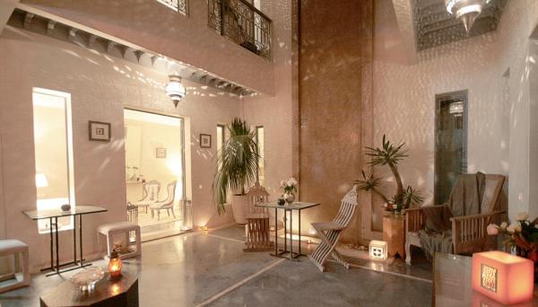 Na fotografii je vidět objekt Riad Dar More & SPA nacházející se ve městě Marakéš.
