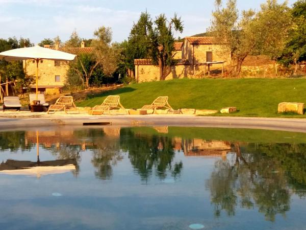 På billedet ses objektet Agriturismo Le Canterie beliggende i byen Radicondoli.