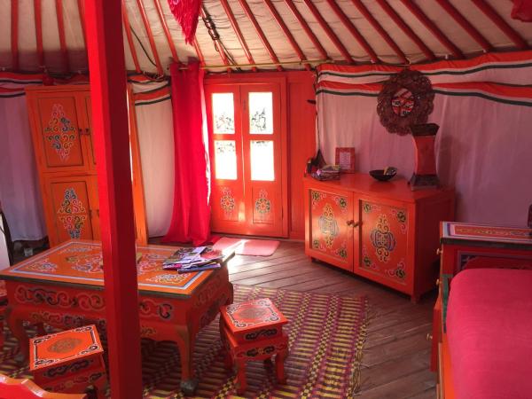 Kuvassa näkyy kohde Au Soleil Mongol, joka sijaitsee kaupungissa Sorède.