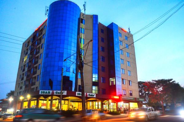 Na fotografii je vidět objekt Igar Plaza Hotel nacházející se ve městě Jinja.