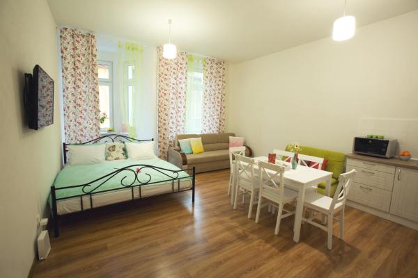 Na fotografii je vidět objekt Best apartments Teplice nacházející se ve městě Teplice.