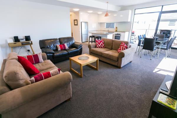 A la foto es mostra l'objecte Riverwalk Apartments - 3 Bedrooms situat a la ciutat de Nelson.