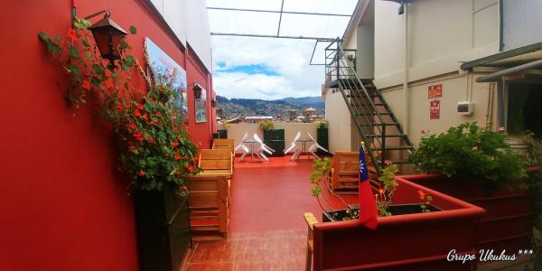Na fotografii je vidět objekt Ukukus Hostel nacházející se ve městě Cuzco.