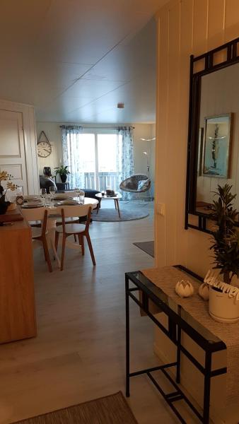 A la foto es mostra l'objecte Tore Hunds Apartments situat a la ciutat de Andenes.