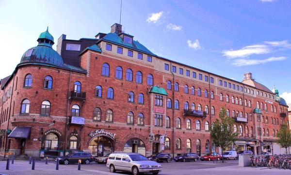 A la foto es mostra l'objecte Järnvägshotellet situat a la ciutat de Gävle.