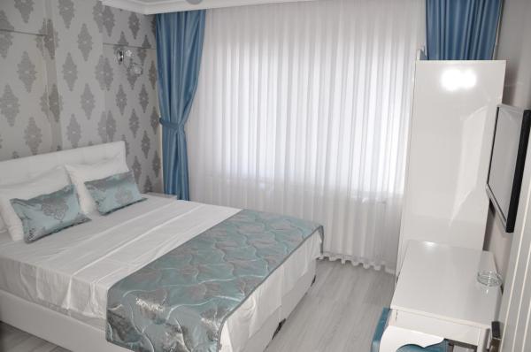 A la foto es mostra l'objecte Hotel Iscen situat a la ciutat de Mustafakemalpaşa.