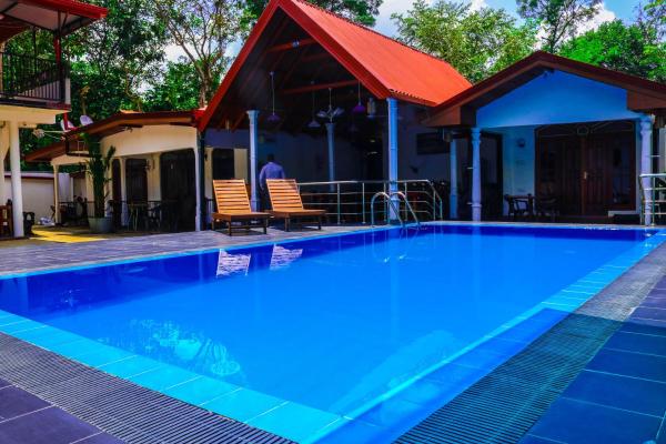 Na fotografii je vidět objekt Sevonrich Holiday Resort nacházející se ve městě Dambulla.