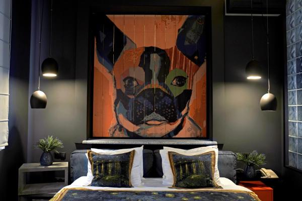 A la foto es mostra l'objecte MaNNa Boutique Hotel situat a la ciutat de Kíev.