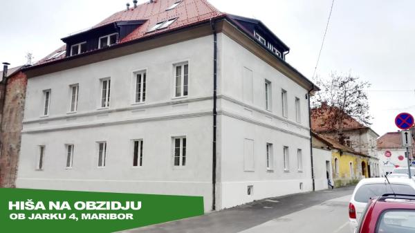 A la foto es mostra l'objecte Bajta na obzidju situat a la ciutat de Maribor.